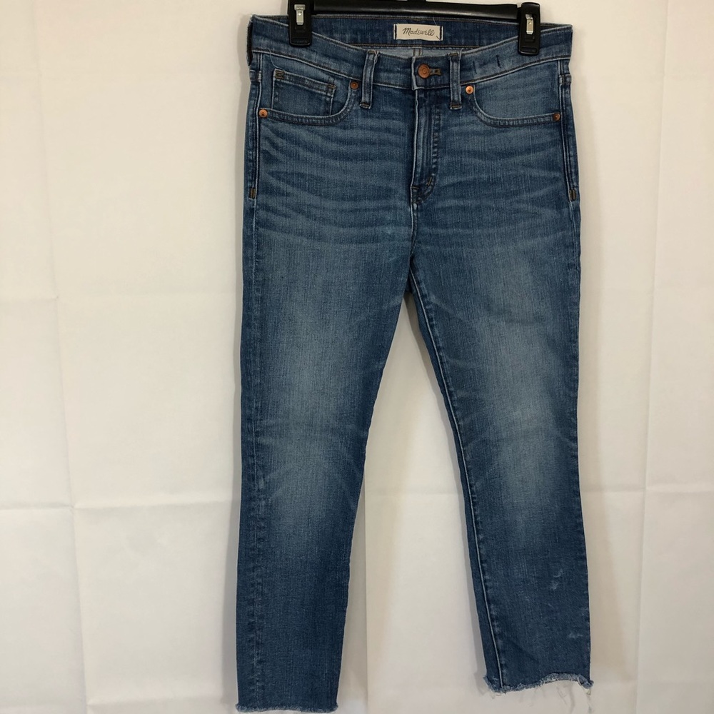 Madewell skinny crop high rise jeans size 28